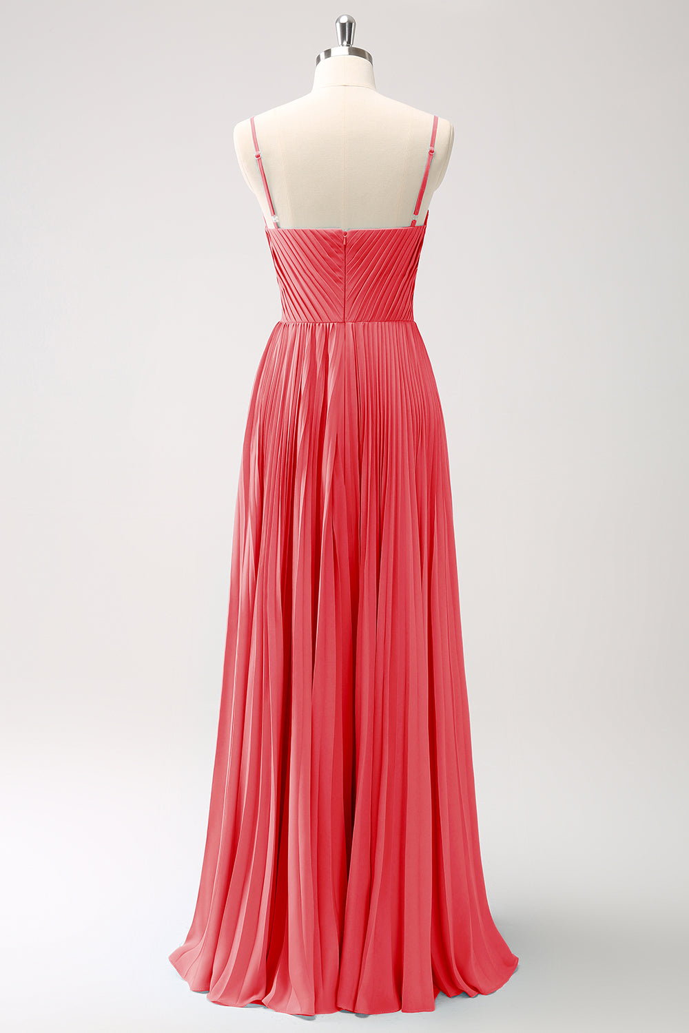 Eucalyptus Blå A-linje Spaghetti Stropper Brudepige Kjole