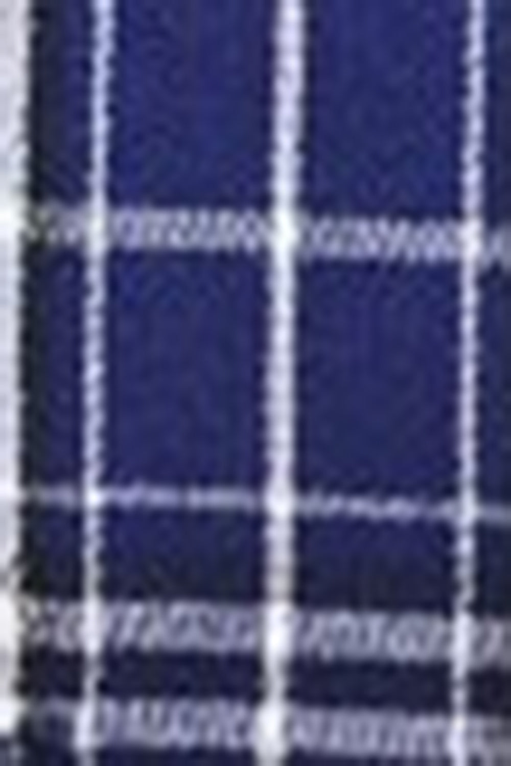 Royal Blue Plaid Peak Revers Double Breasted 2 stk herredragt