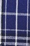 Royal Blue Plaid Peak Revers Double Breasted 2 stk herredragt