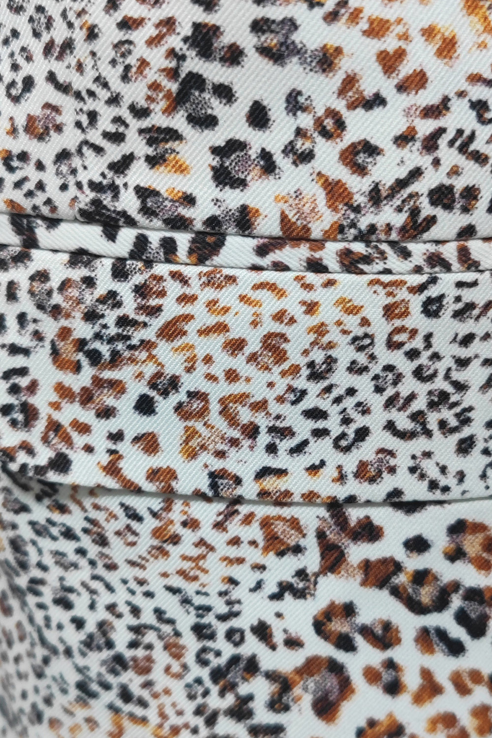 Leopardtrykt hakket revers Blazer til mænd