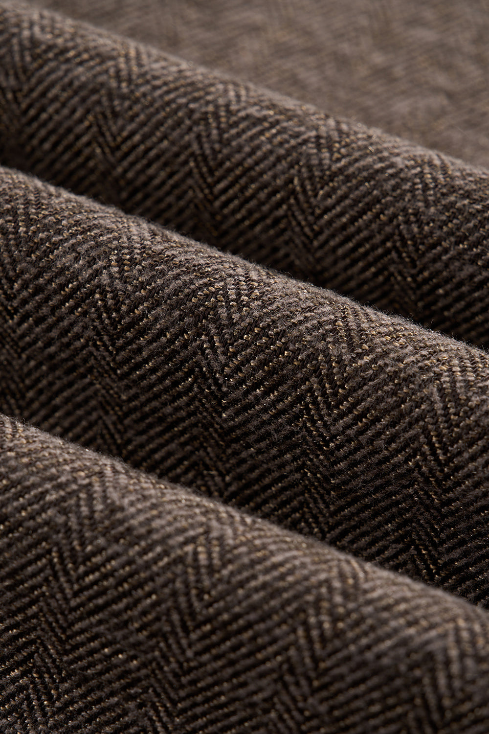 Brun 3 stykker Mænds Jakkesæt Slim Fit Forlovere Suit