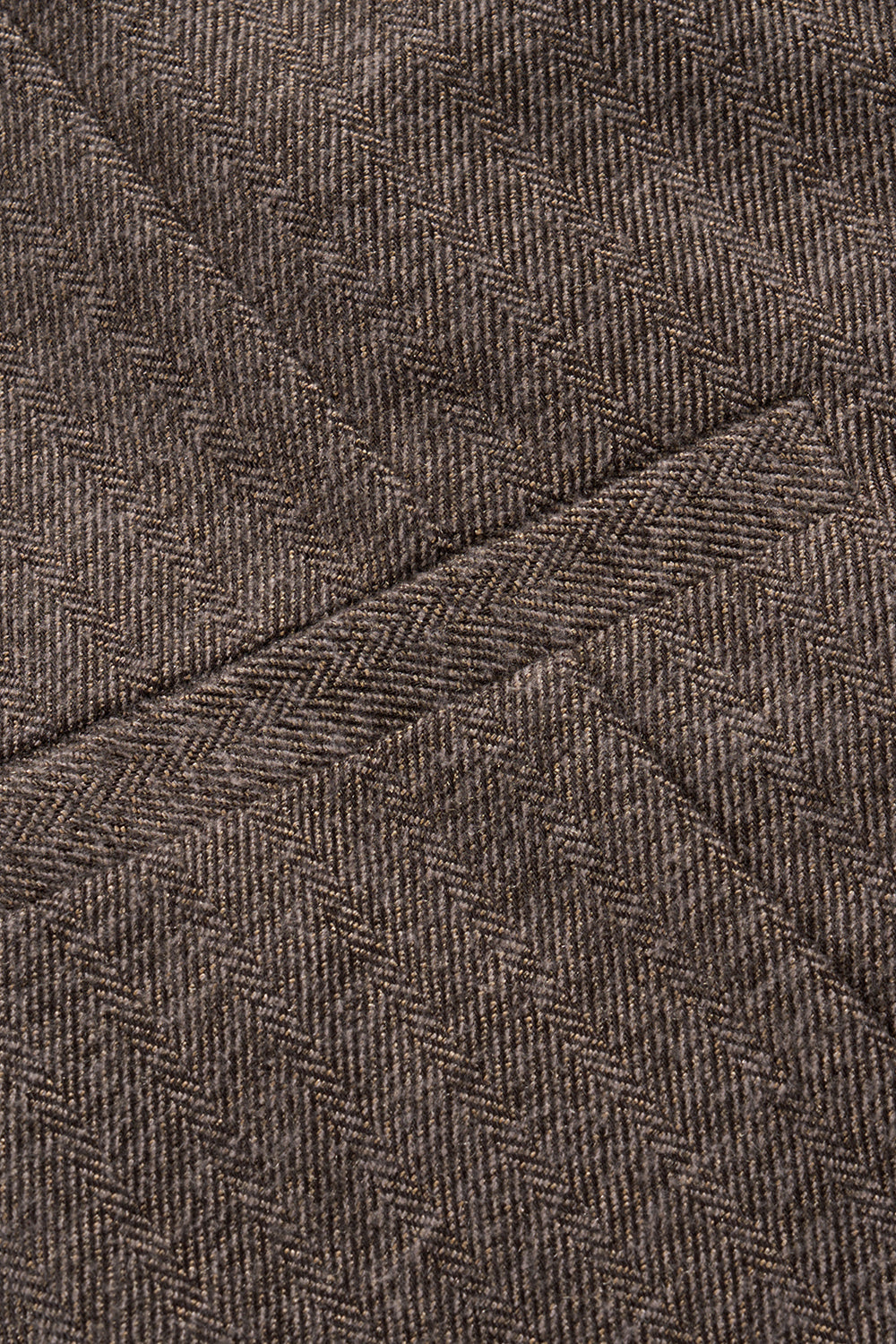 Brun 3 stykker Mænds Jakkesæt Slim Fit Forlovere Suit