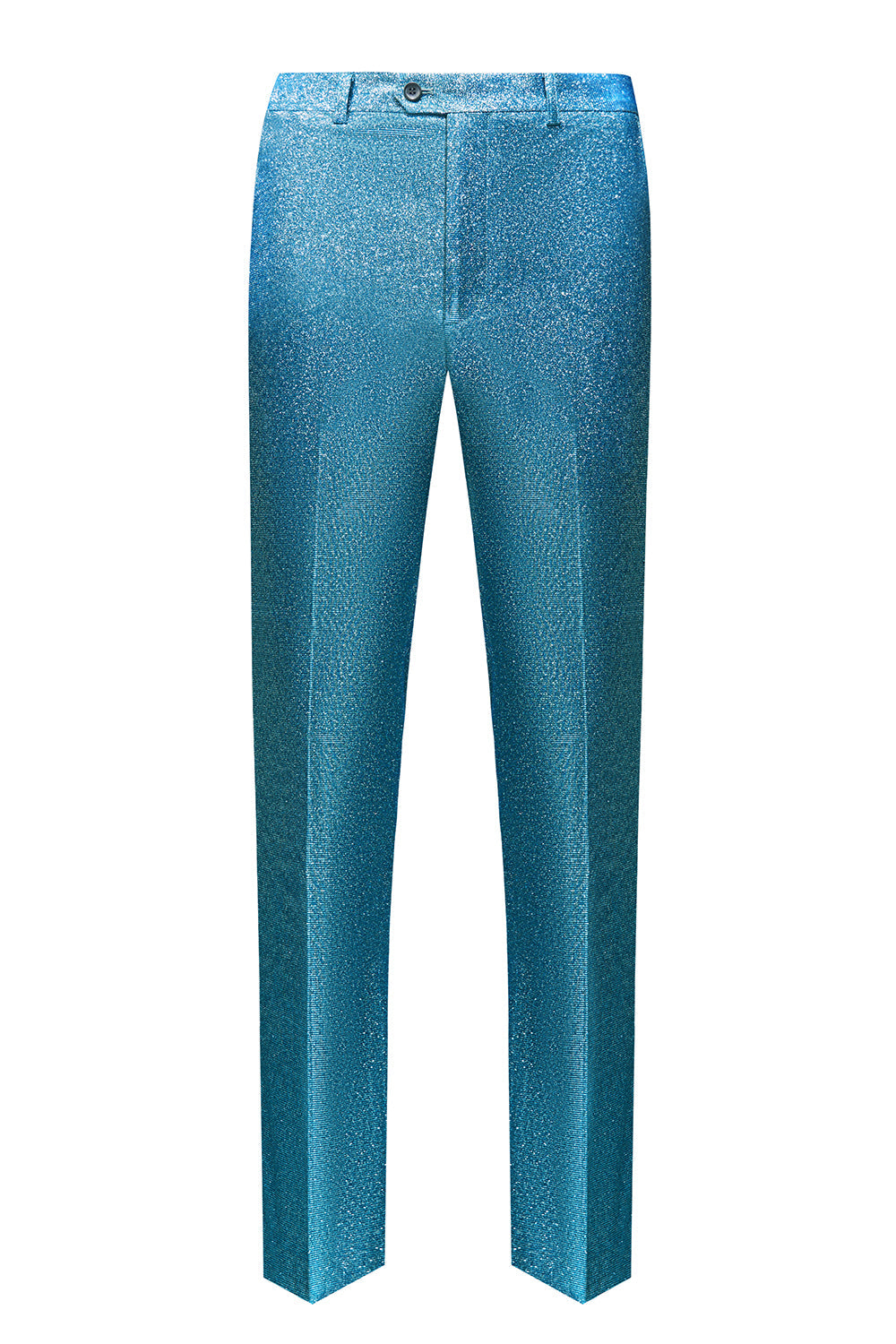 Sparkly Royal Blue Single Breasted 2 stk mænds galladragt