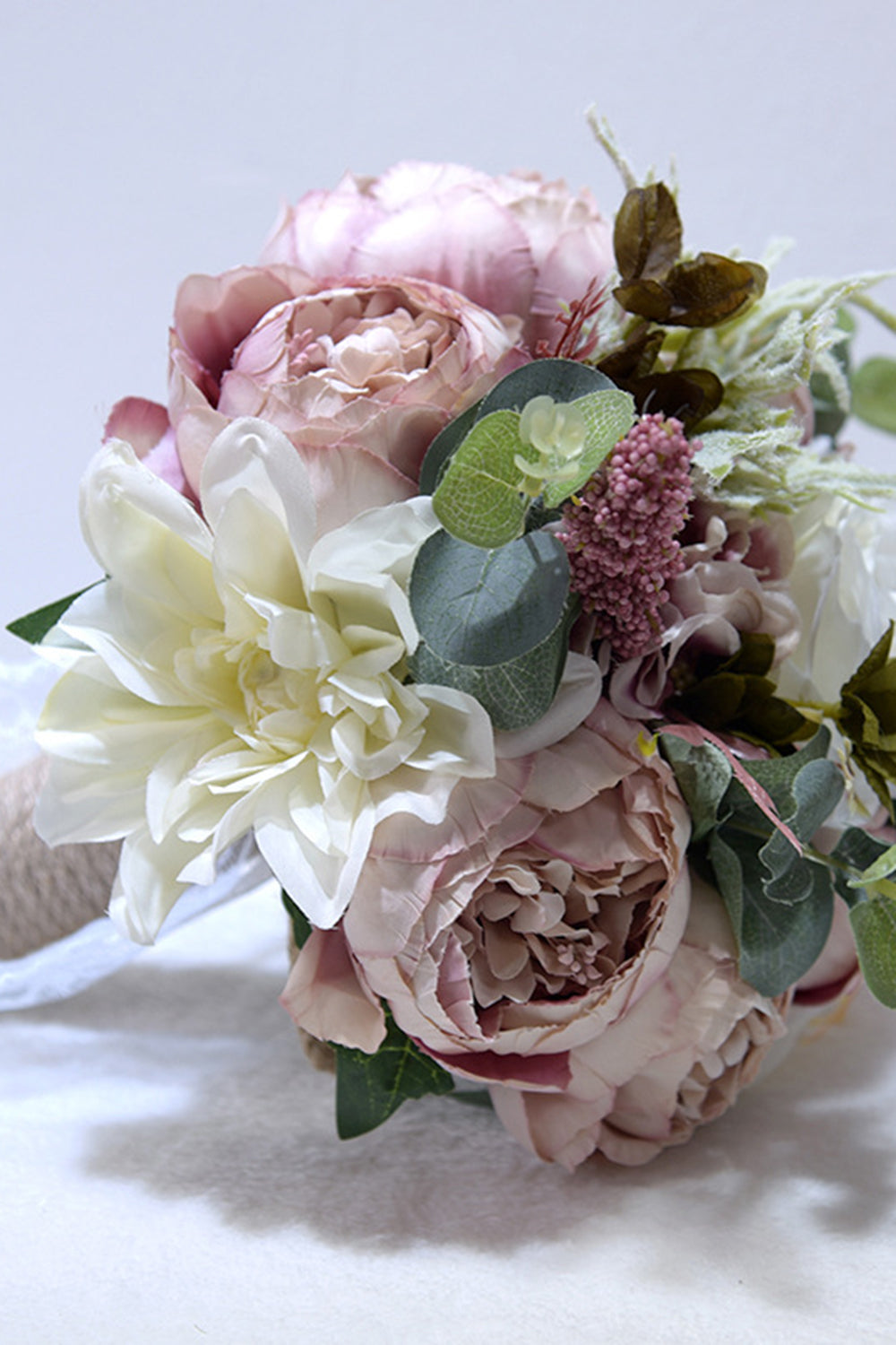 Blush Bryllup Hånd Blomster