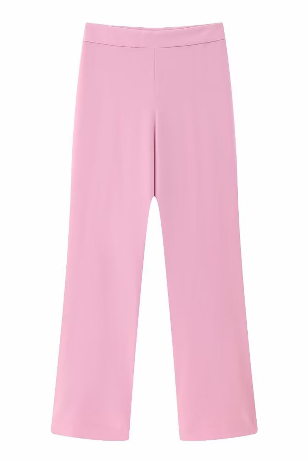 Pink Sjal Revers One Button 2 stykker Kvinder Suits