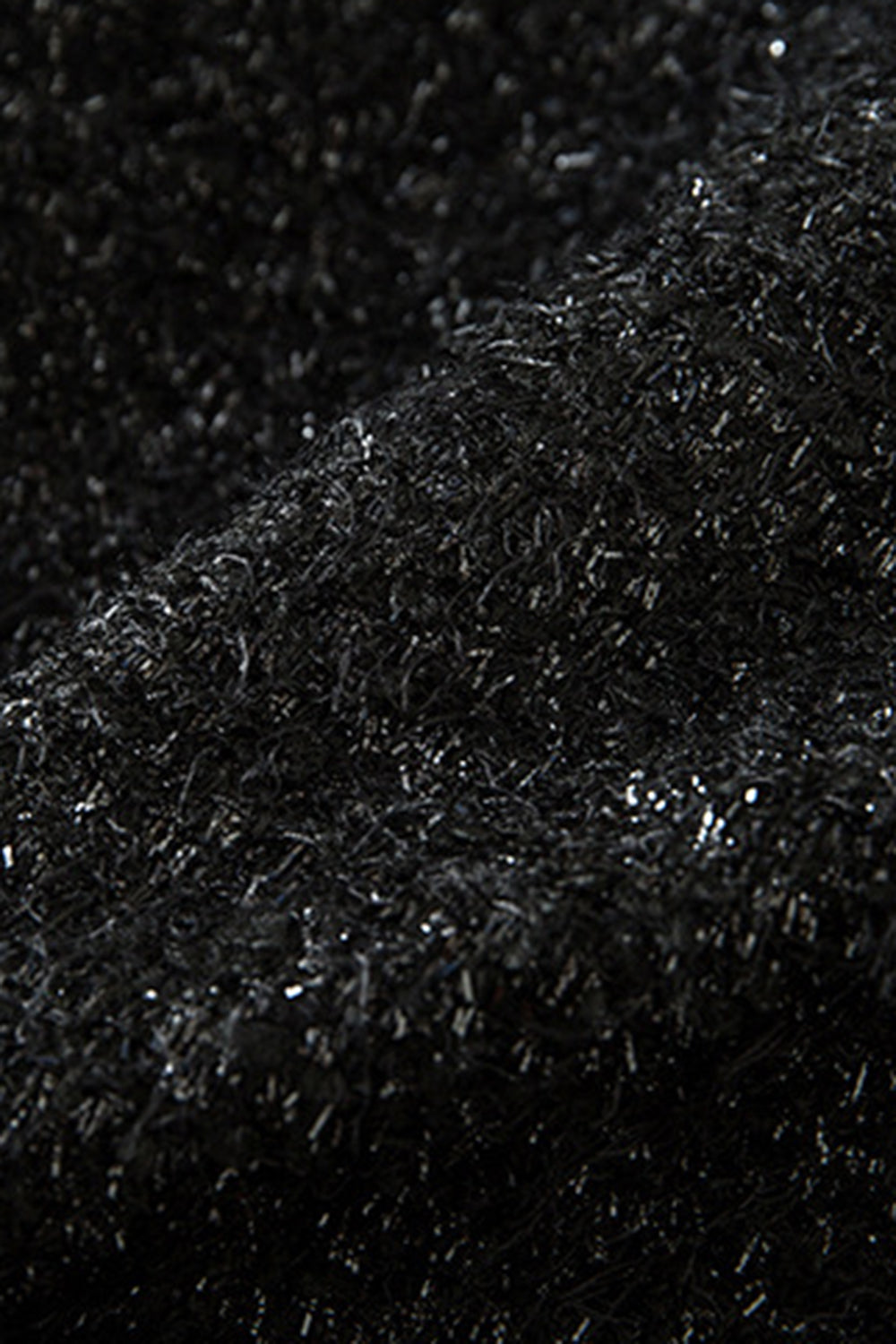 Sort Tweed hakket revers damejakke med bælte