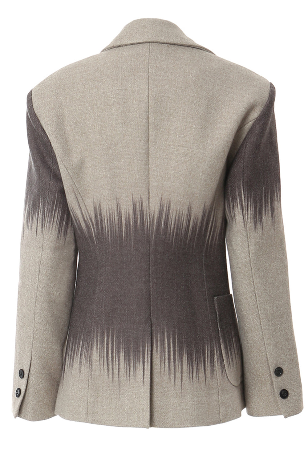 Grå revers med hak Kvinder Blazer