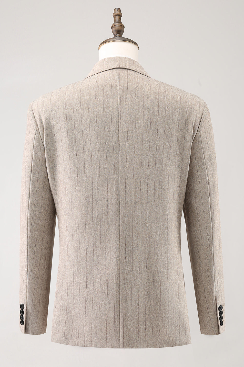 Ivory Peak revers Pinstripe Enkeltradet 3-delt Mænds Prom Suits