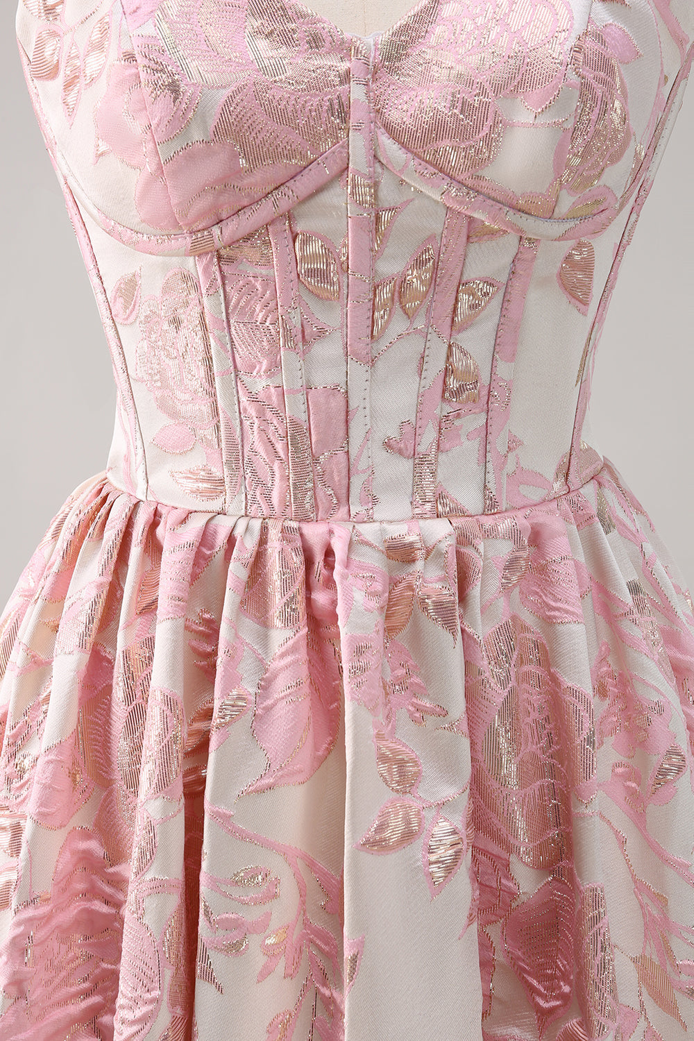 Sød blå A-linje Sweetheart brokade korset lang gallakjole