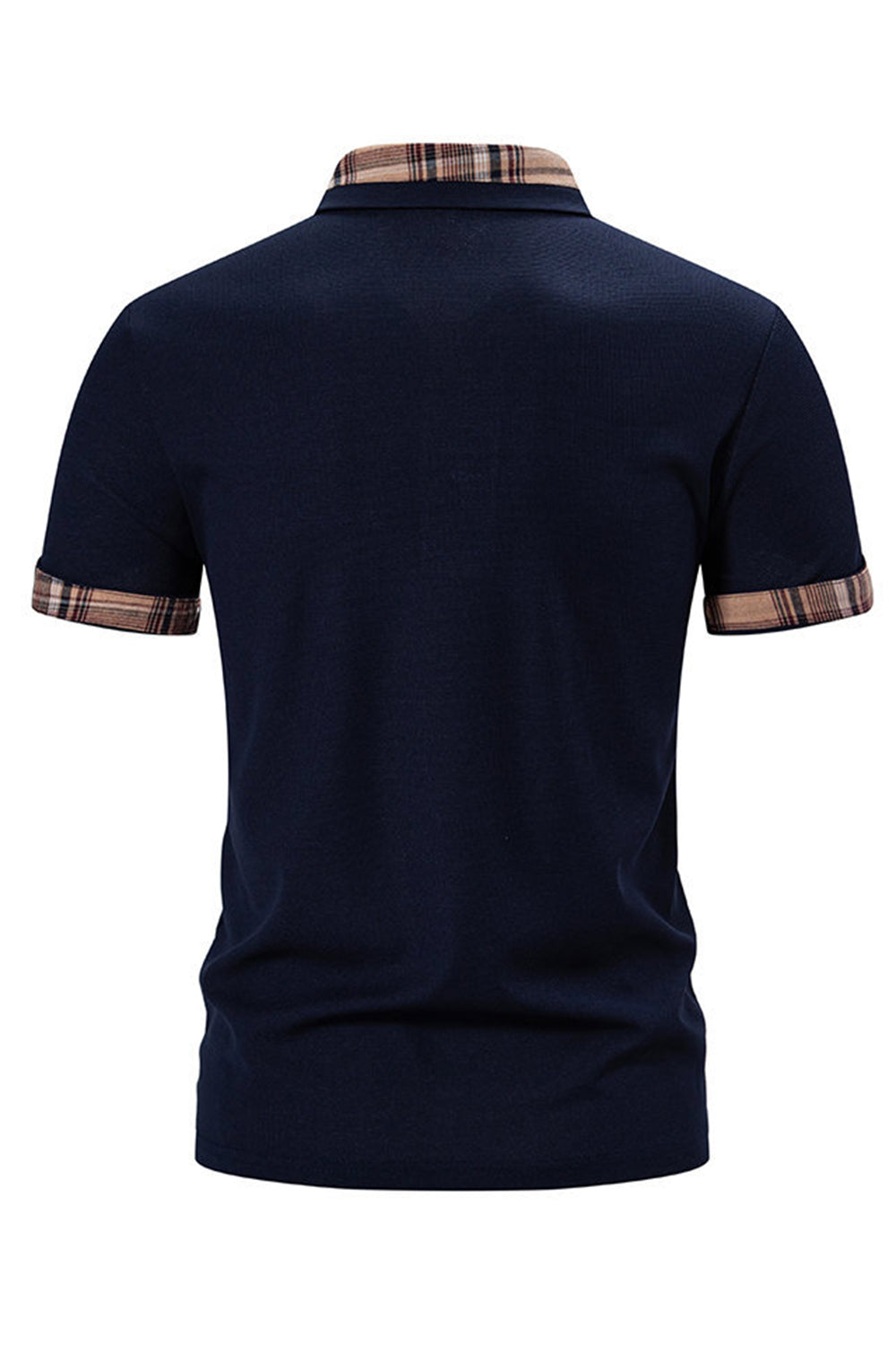 Hvid bomuld korte ærmer Casual mænds poloshirt