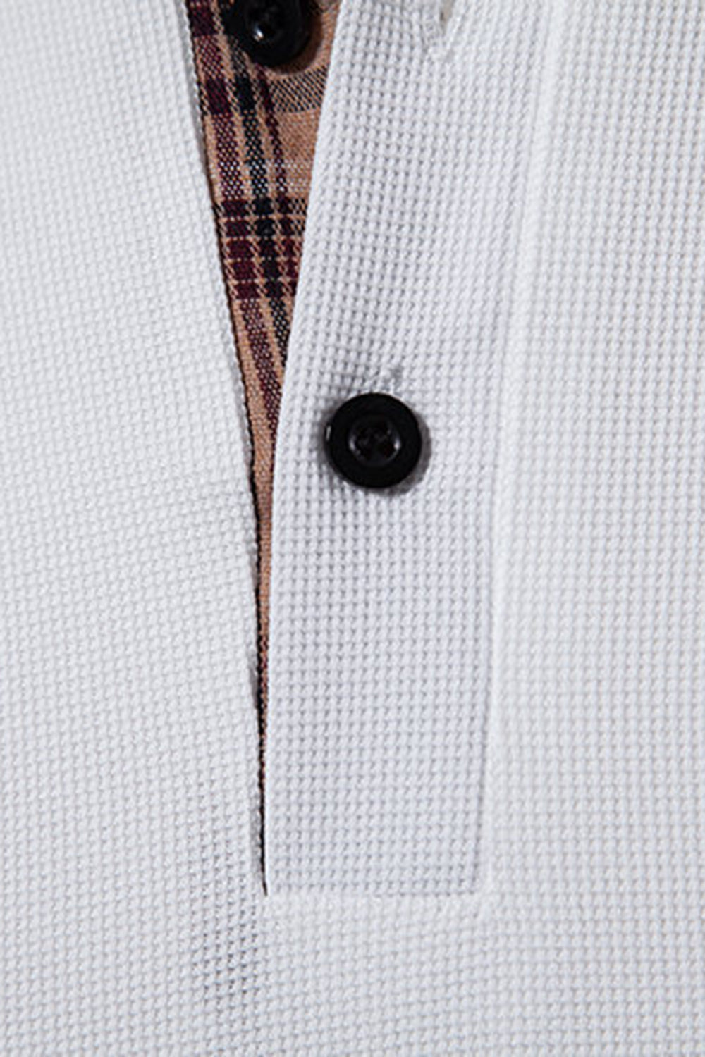 Hvid bomuld korte ærmer Casual mænds poloshirt