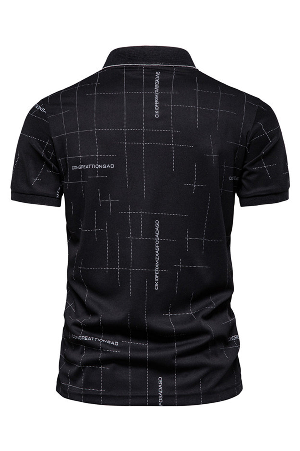 Hvid Regular Fit bomuld Poloshirt til mænd