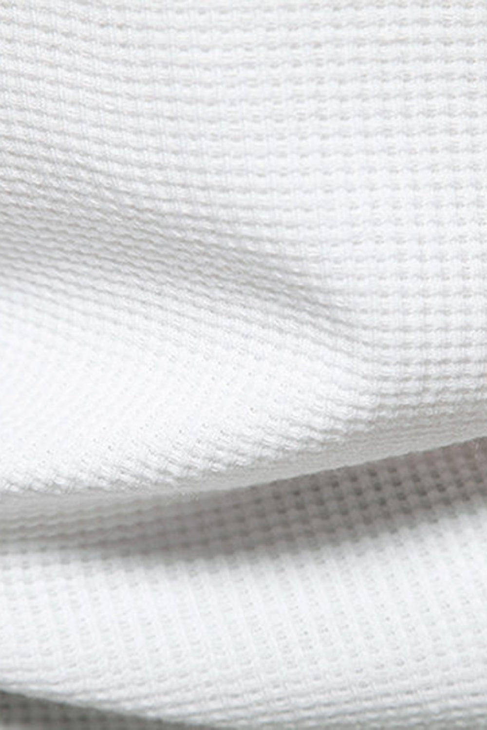 Hvid strik bomuld rund hals korte ærmer herreskjorte