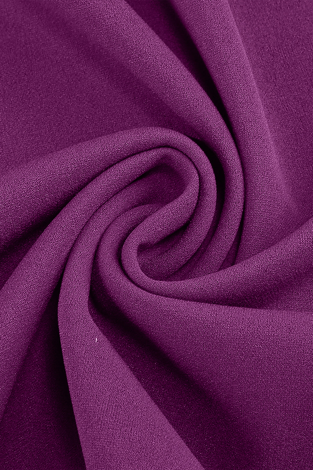 Lilla plisseret butterfly 1950'er kjole med lange ærmer