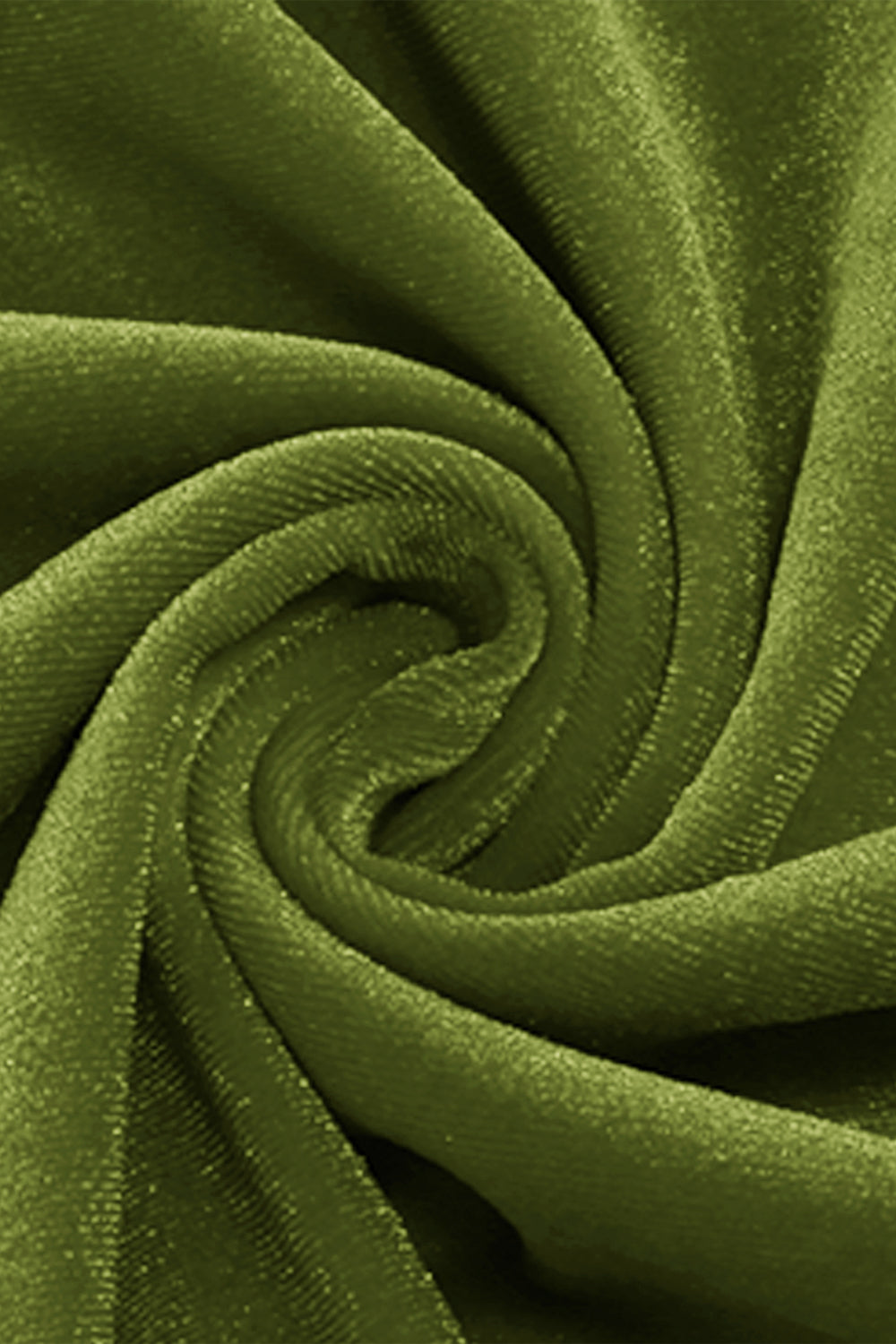 Gul V-hals plisseret lange ærmer 1950'erne kjole