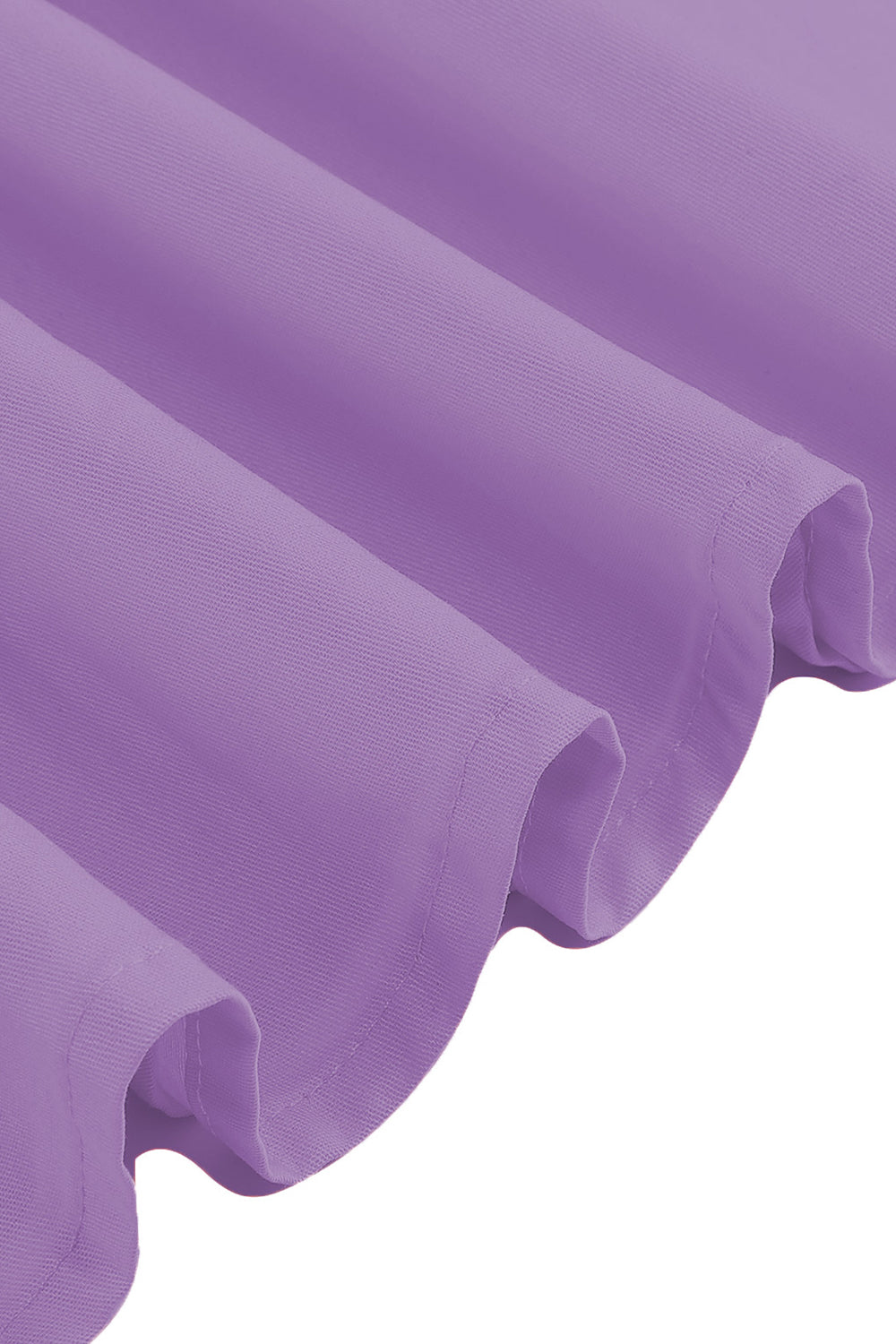 Blå Firkantet Hals A-linje Midi 1950'er Kjole