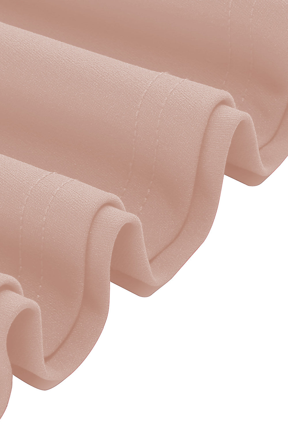 Sort V-hals korte ærmer A-linje Midi 1950'erne kjole med bælte