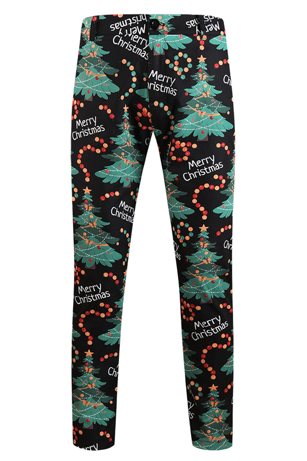 Mørkegrøn 3-delt herredragt til julefrokost