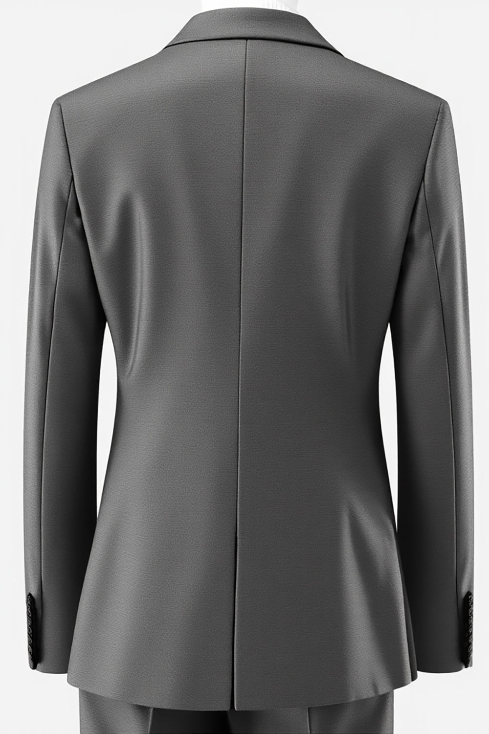 Mænds grå dobbeltradet 2 stykker hakede revers galladragter