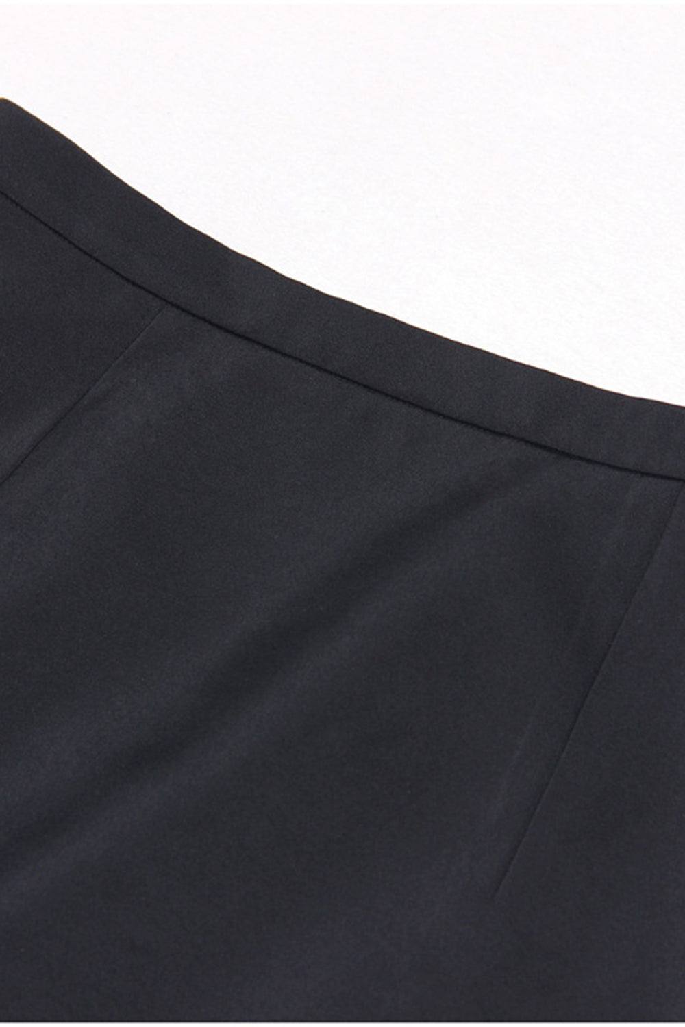 Sort 2-delt Peak revers kort Kvinder Prom Suits med Feather