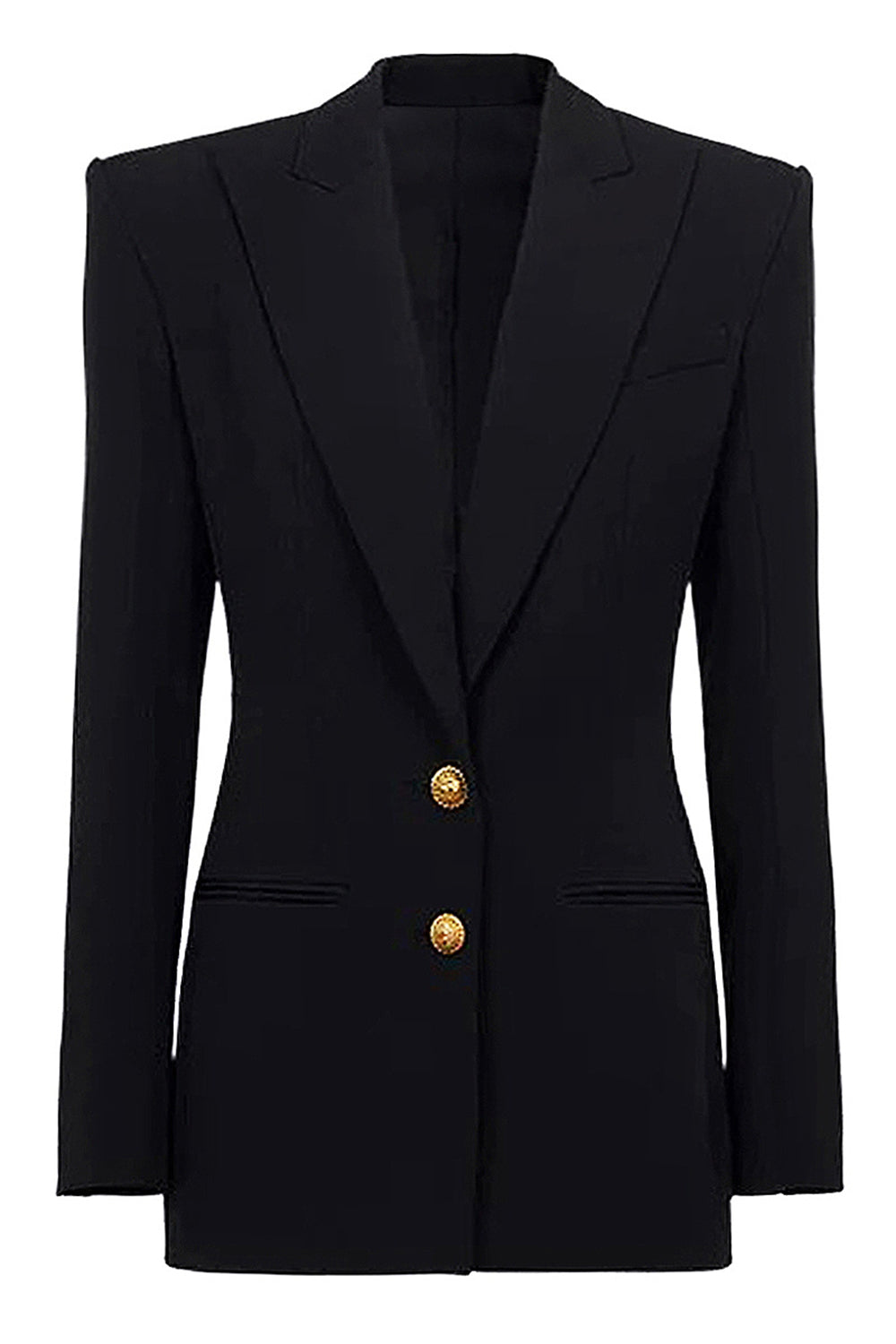 Black Peak revers enkeltradet Kvinder Blazer