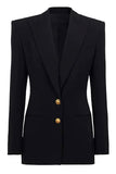 Black Peak revers enkeltradet Kvinder Blazer