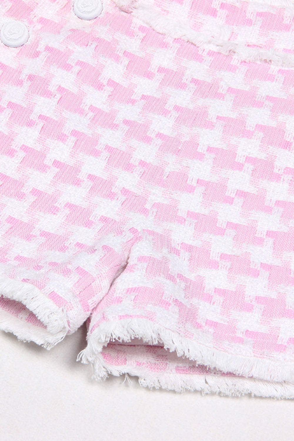 Pink 2-delt Peak revers dobbeltradet dame galladragter med lommer