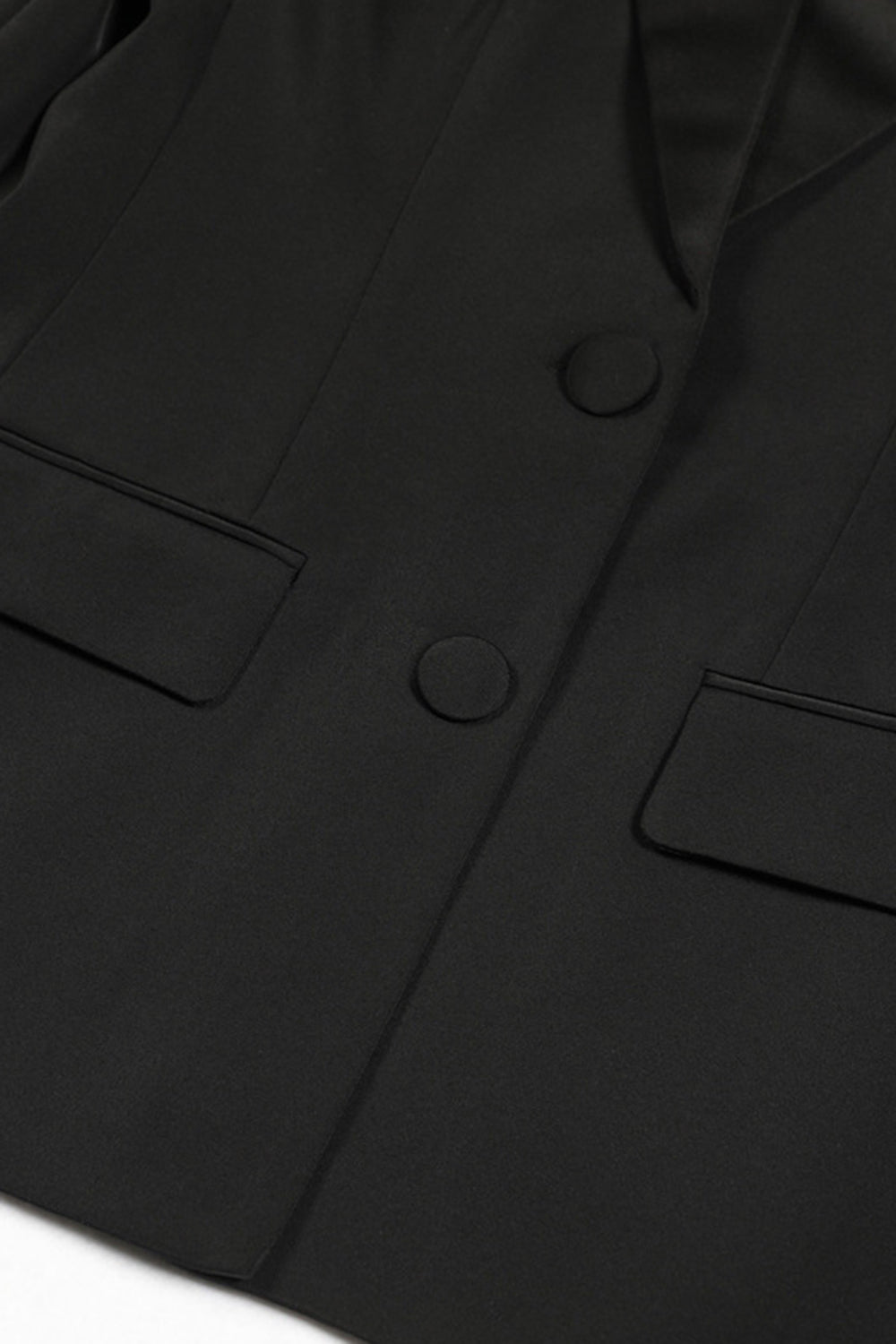 White Peak revers Single Breasted Kvinder Prom Blazer med pailletter