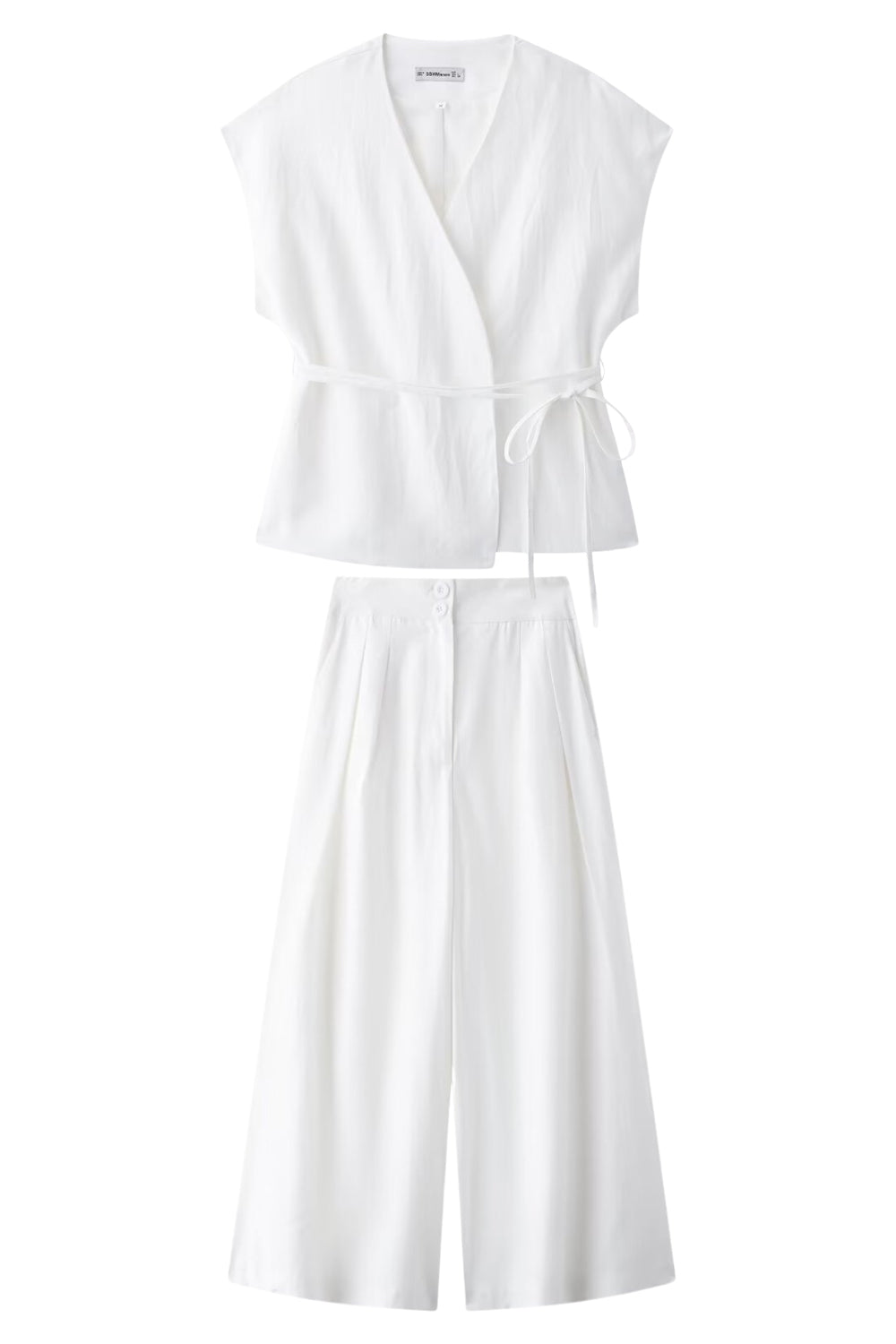 Sort 2-delt ærmeløs dame galladragter med snore