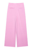 Pink 2 Piece Peak Revers Kvinder Prom Suits med Snore