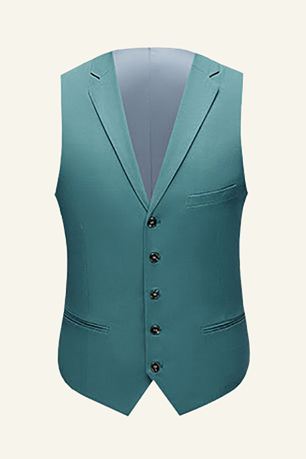 Mint 3 stk hakket revers mænd prom bryllupsdragter