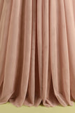 Lyserod Split Front spaghetti-stropper Prom Kjole