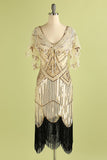 1920'erne Sequin Kvinder Cape