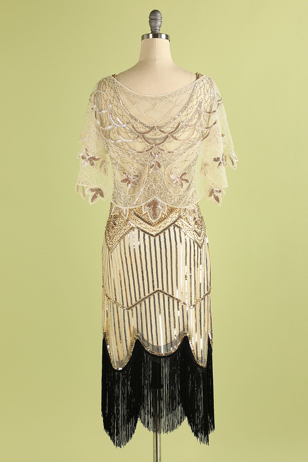1920'erne Sequin Kvinder Cape