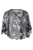 1920'er Glitter Pailletter Cape