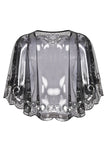 1920'er Glitter Pailletter Cape