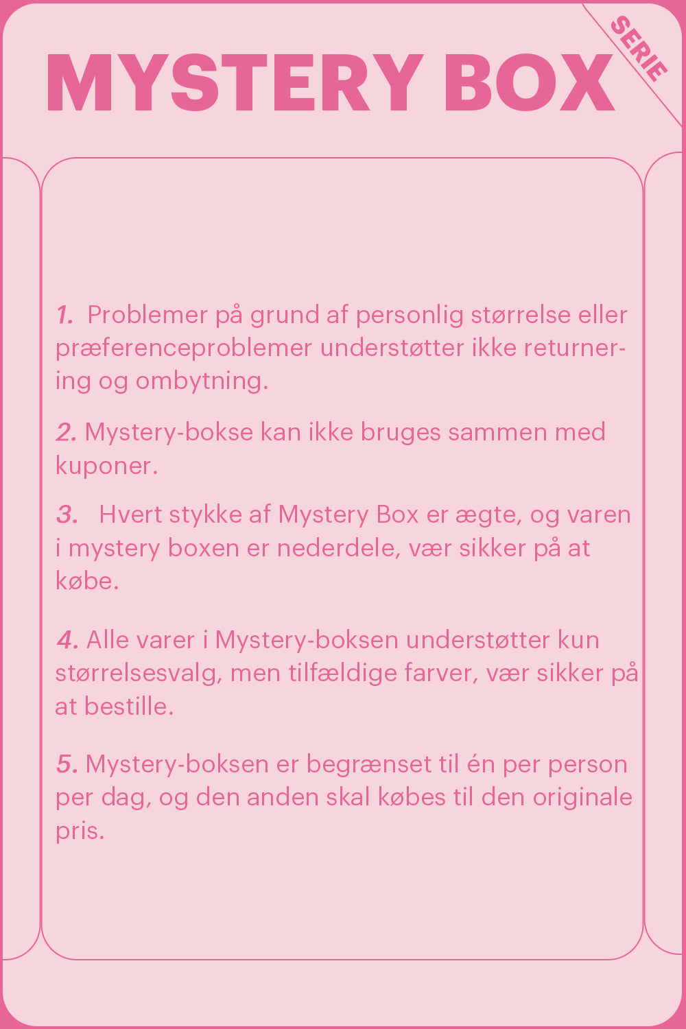 ZAPAKA MYSTERY BOX med 2-delige nederdele