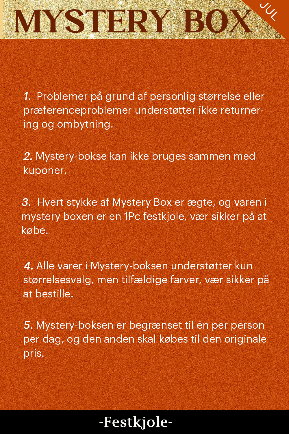 ZAPAKA MYSTERY BOX med 1Pc festkjole