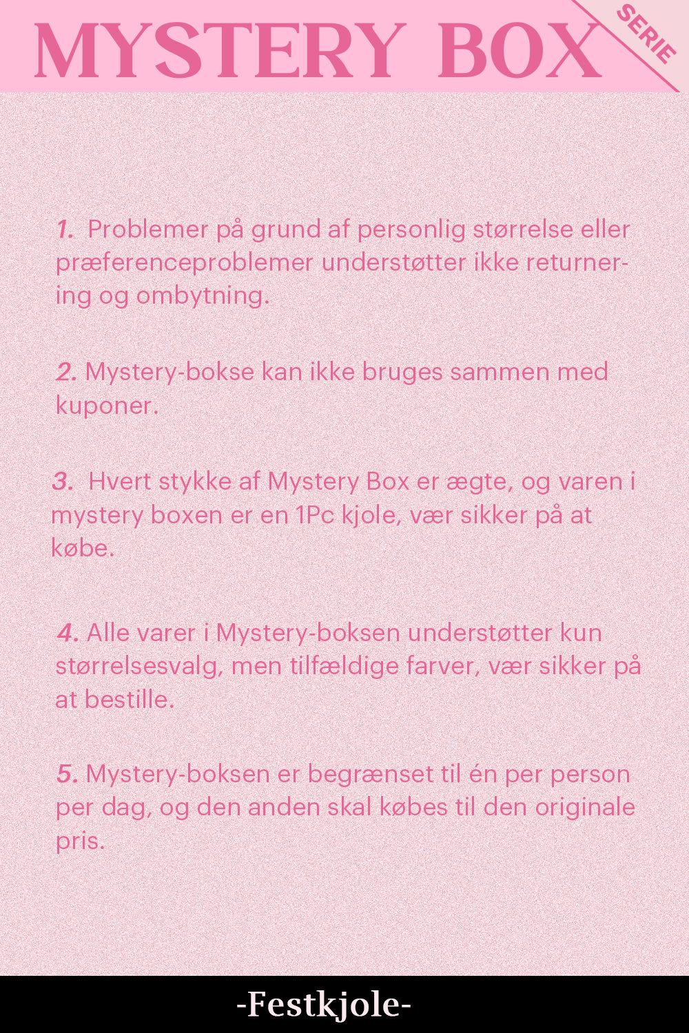 ZAPAKA MYSTERY BOX med 1Pc gallakjole