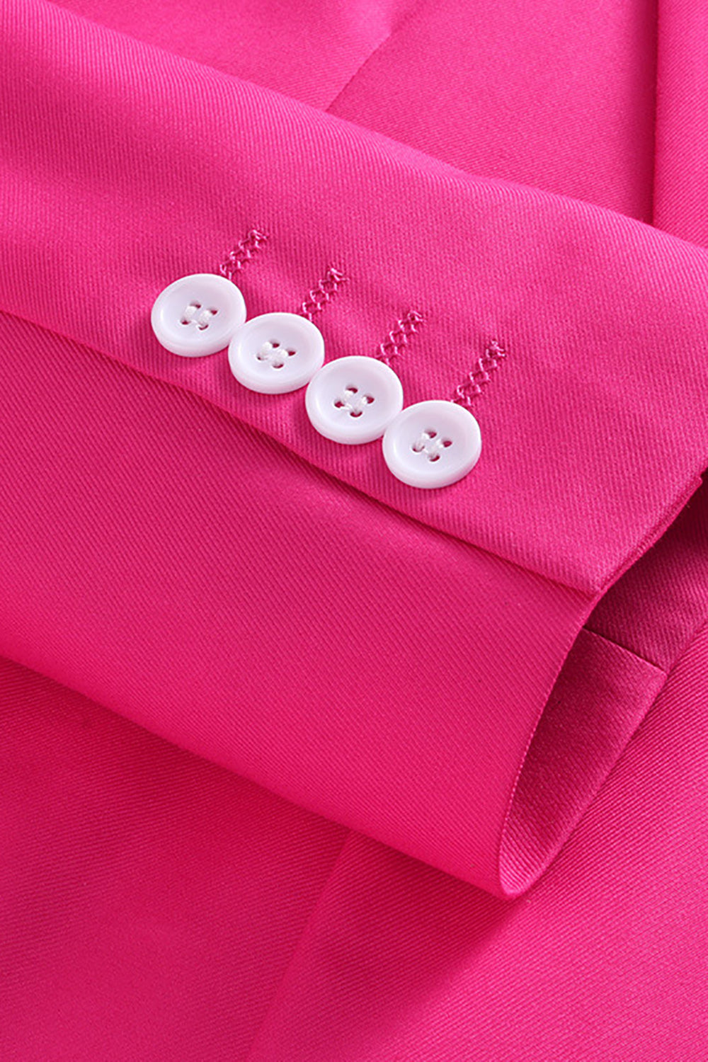 Hot Pink Double Breasted 2 Piece Prom Mænd Dragter