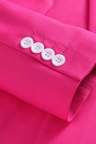 Hot Pink Double Breasted 2 Piece Prom Mænd Dragter