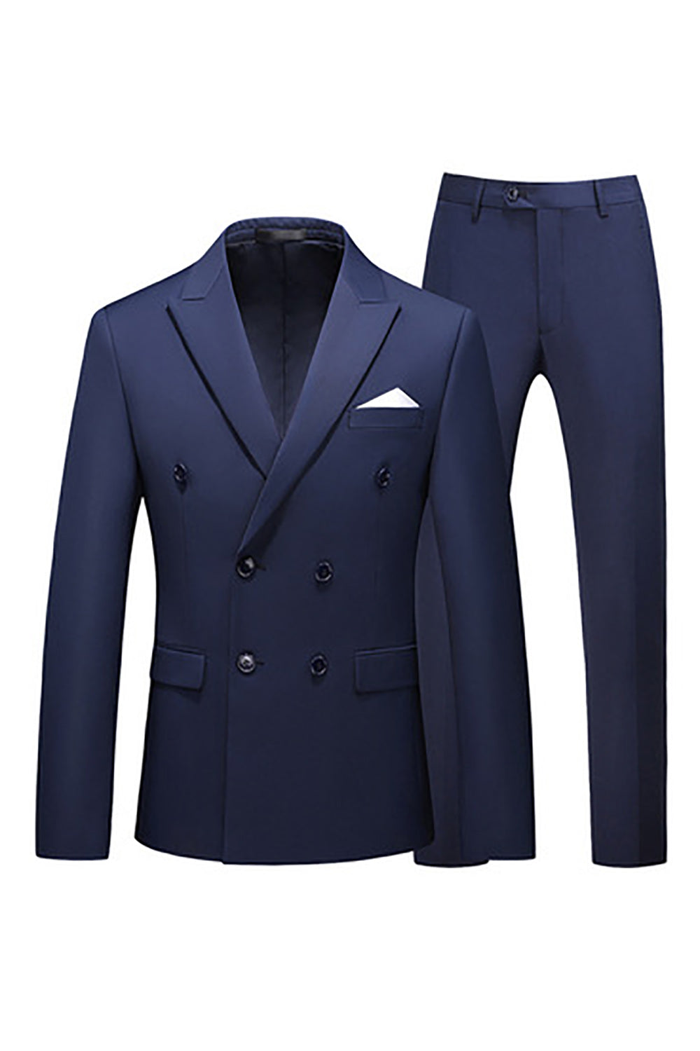 Hot Pink Double Breasted 2 Piece Prom Mænd Dragter