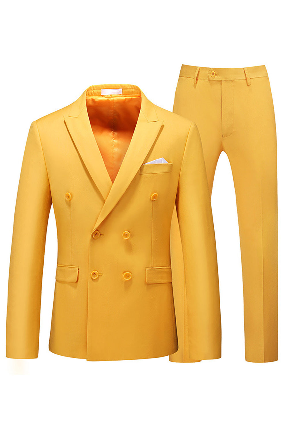 Hot Pink Double Breasted 2 Piece Prom Mænd Dragter