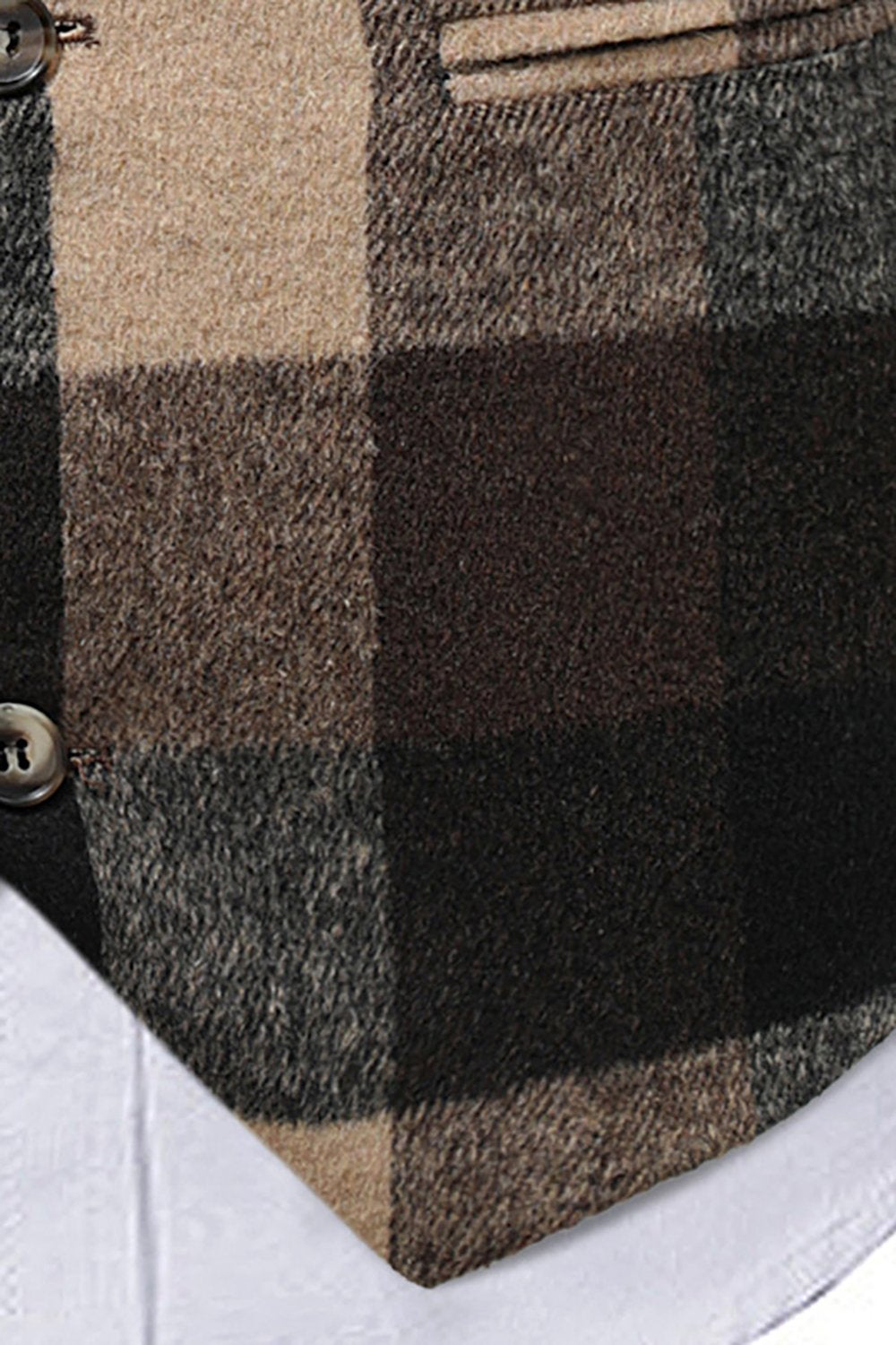 Reversbrun herredragt ternet vest