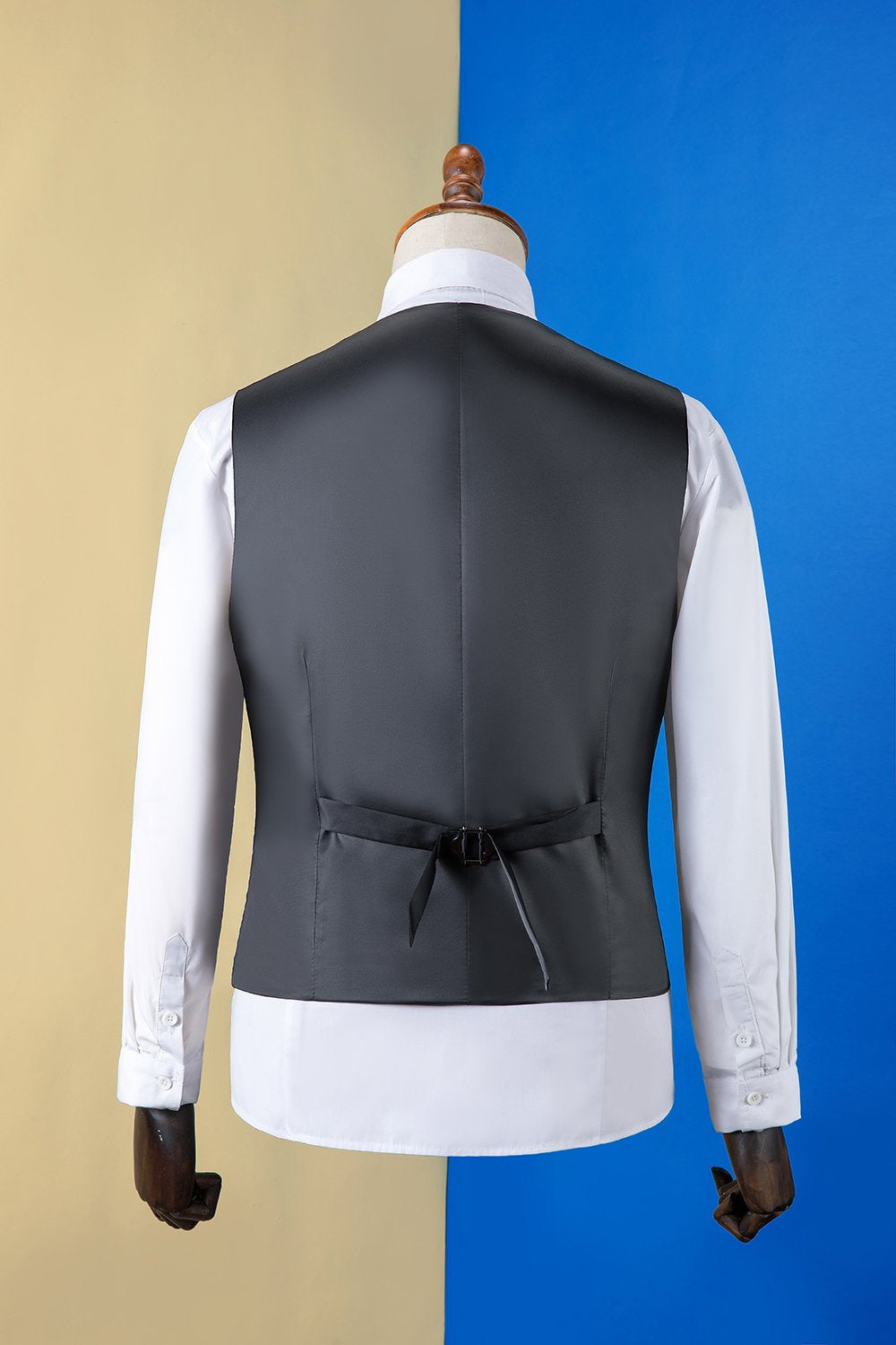 Sort toppet revers 3-delt mænds dragt smoking