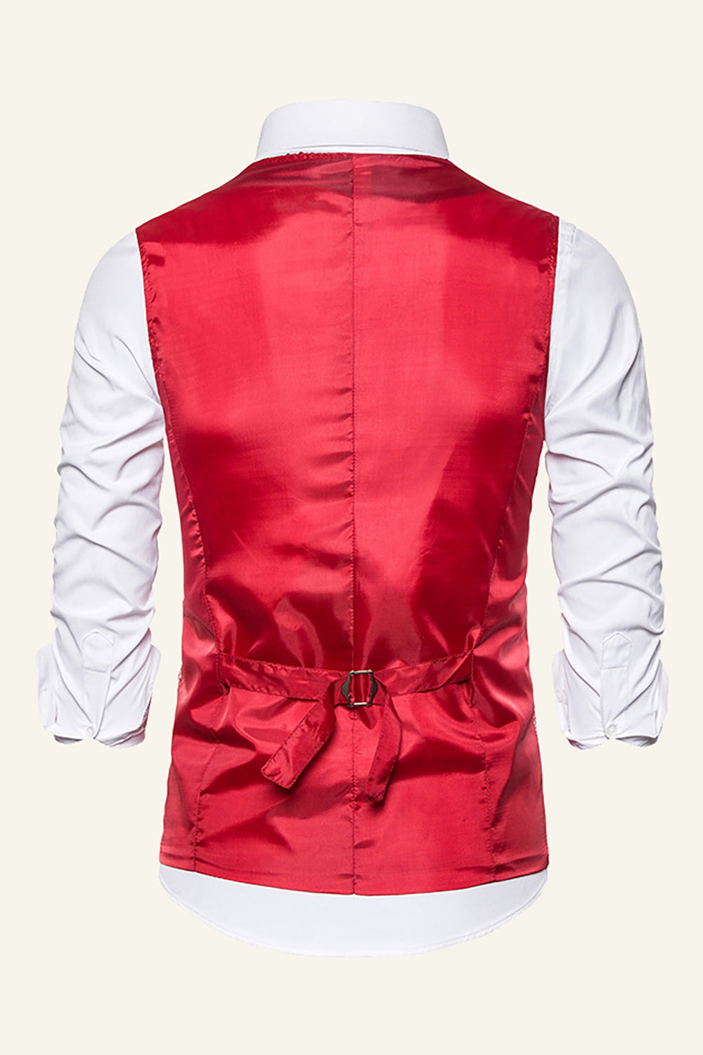 Glitrende gyldne revers pailletter herrevest med butterfly