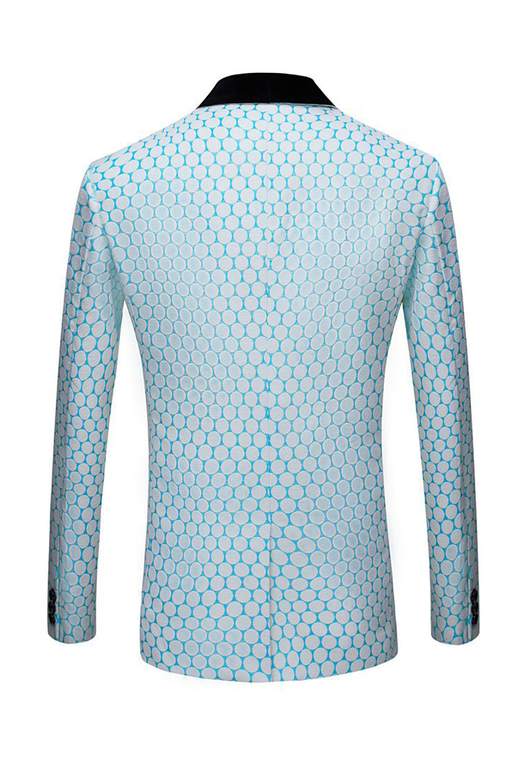 Biege Dots Jacquard 2 stk. Prom dragter til mænd