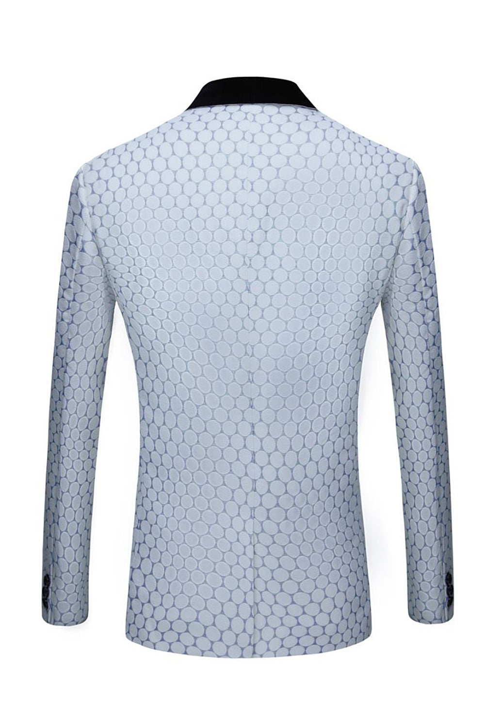 Biege Dots Jacquard 2 stk. Prom dragter til mænd