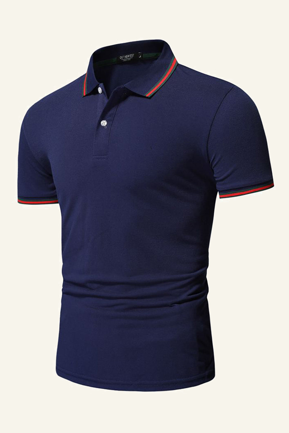 Silm Fit kortærmet Navy poloshirt