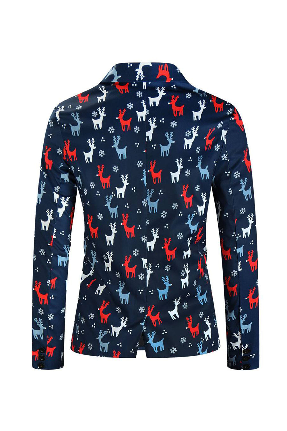 Revers med en knap Elk Mørkeblå Juledragter til mænd
